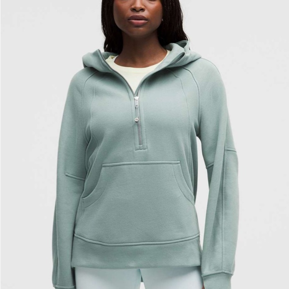 Lululemon Scuba Oversized Half-Zip Long Hoodie in crater blue size XS/S